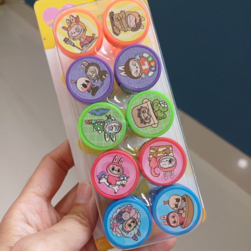 

Stempel sanrio set isi 10 Labubu cinnamoroll my melody pompompurin pochacco