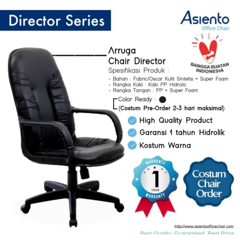 Kursi Direktur Kursi Kantor Aruga Kursi Putar Hidrolik Kursi Putar Kursi Kantor Murah Bandung