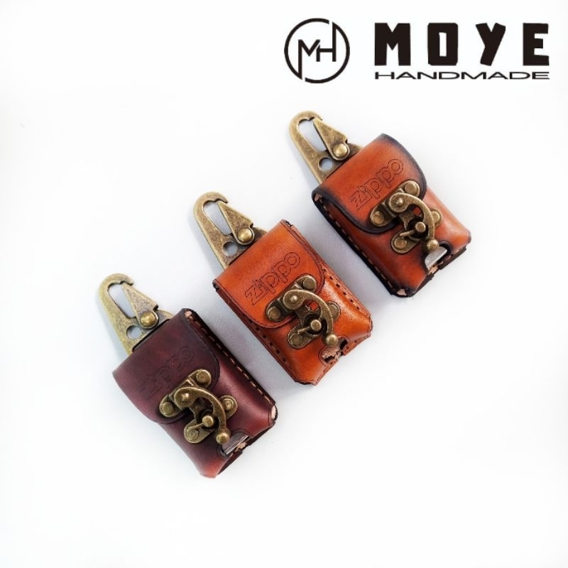 READYY❗️❗️AKSESORIS UNIK SARUNG KULIT ZIPPO_FREE REQUEST NAMA