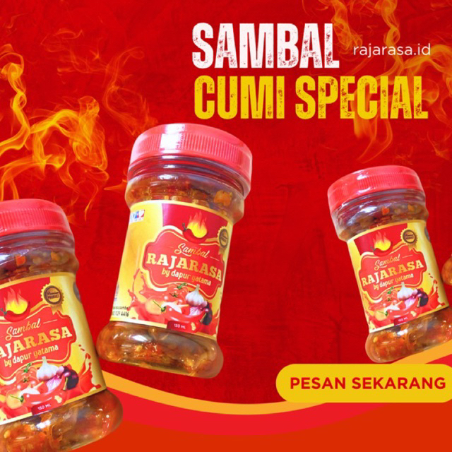 

SAMBAL CUMI 150ml HOMEMADE by RAJARASA