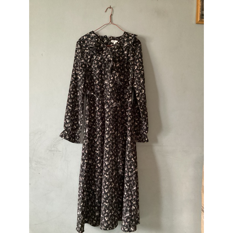 DRESS VINTAGE SPAO LONG DRESS BAJU VINTAGE PRELOVE