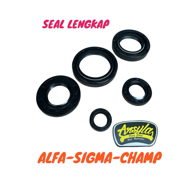 seal sil lengkap mesin Yamaha alfa sigma champ force one F1z fiz R