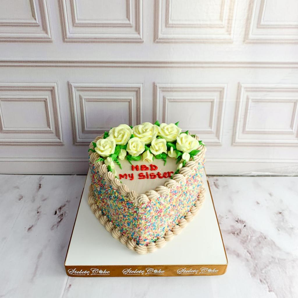 

Kue Ulang Tahun/Birthday Cake/Kue Ultah Tema Love/Love Cake/Kue Birthday Jakarta