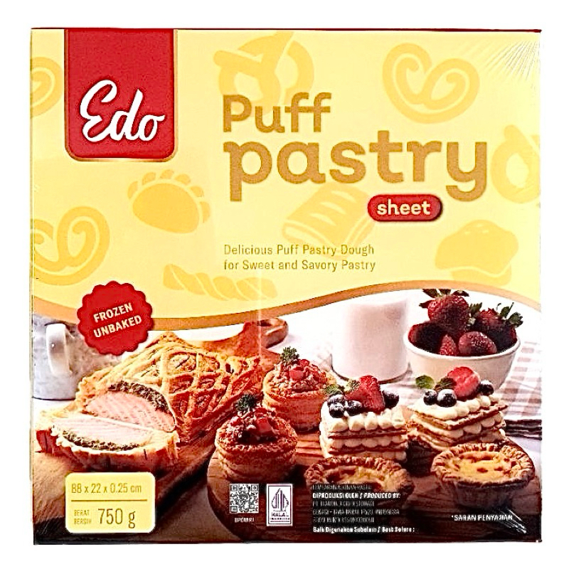 

Edo Puff Pastry Sheet 750g