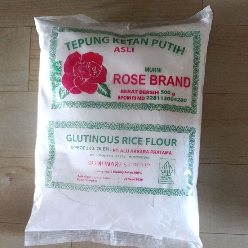 

Tepung Ketan Putih Rosebrand 500gr