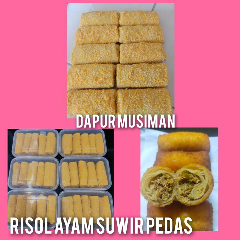 

Risol ayam suwir pedas