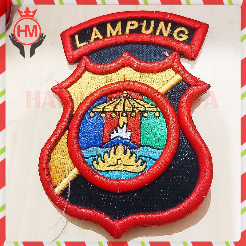 Bordir Polda Lampung Bordir Bet Logo Polda Lampung - Harapan Mulya