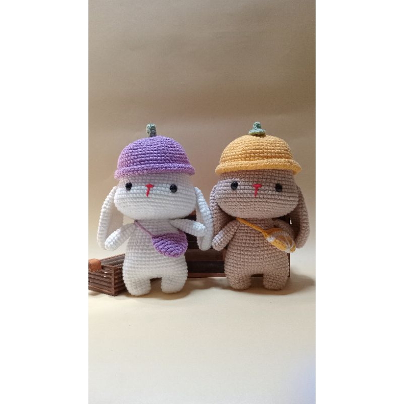 Boneka Rajut/Amigurumi Grape&Lemon Bunny