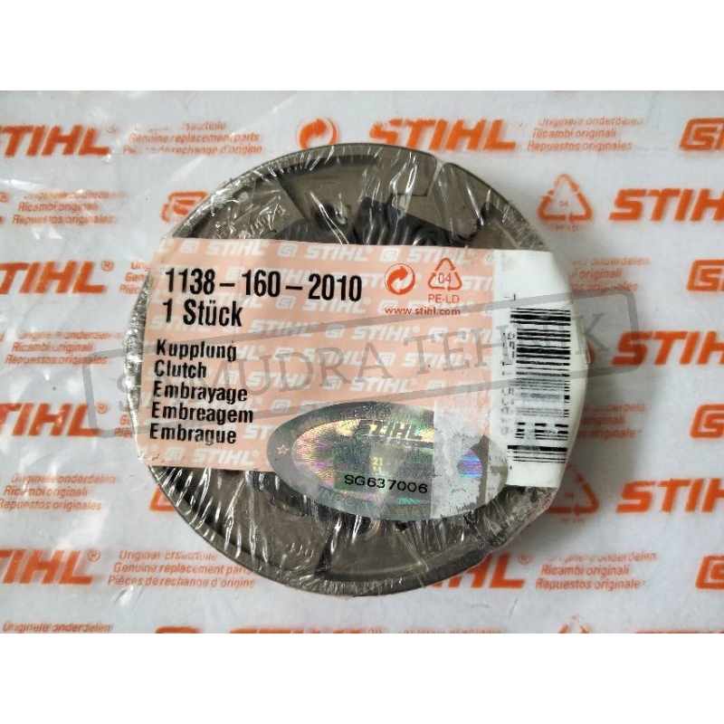 Clutch Shoe kampas kopling Pirodo assy Senso MS-382 STIHL ORIGINAL SENSO STIHL MS 382