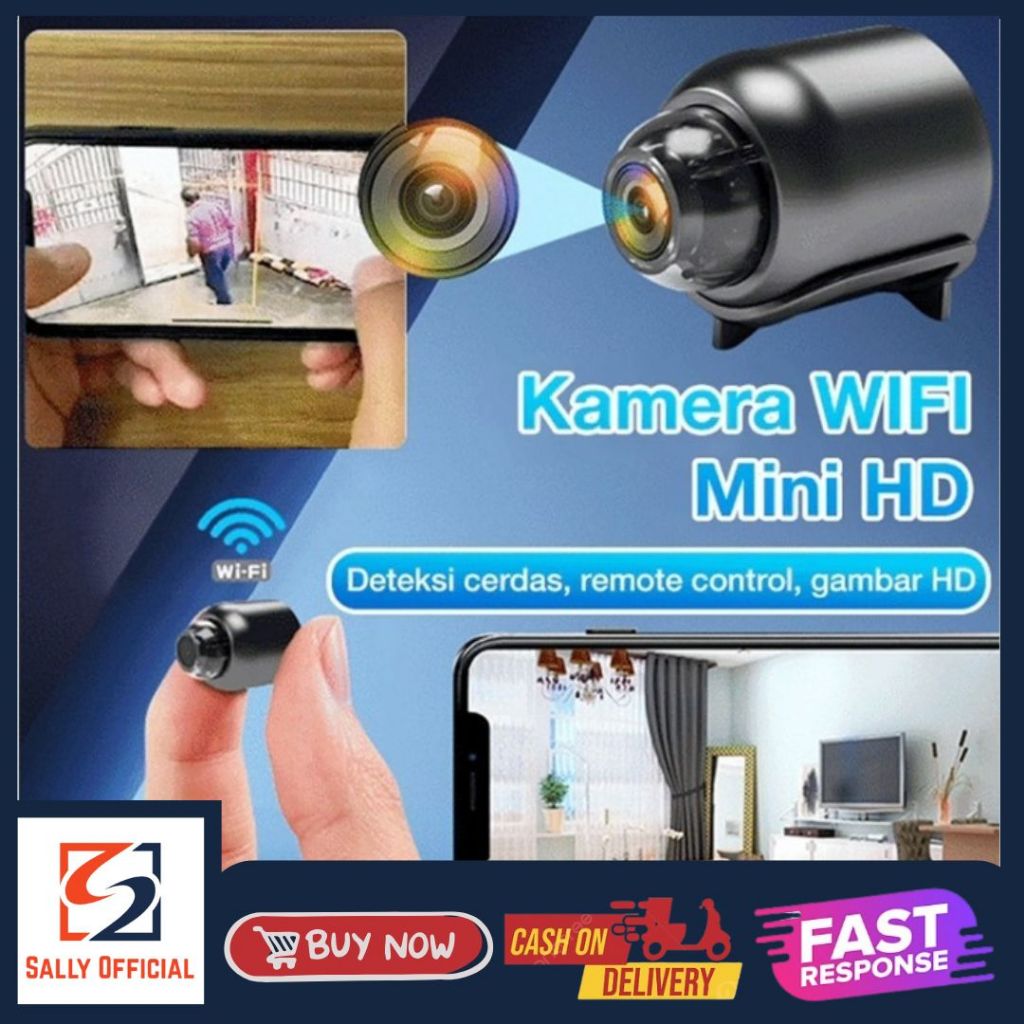 Kamera WIFI mini HD 1080p camera cctv kamera kecil Mini Spy Hidden Camera CCTV