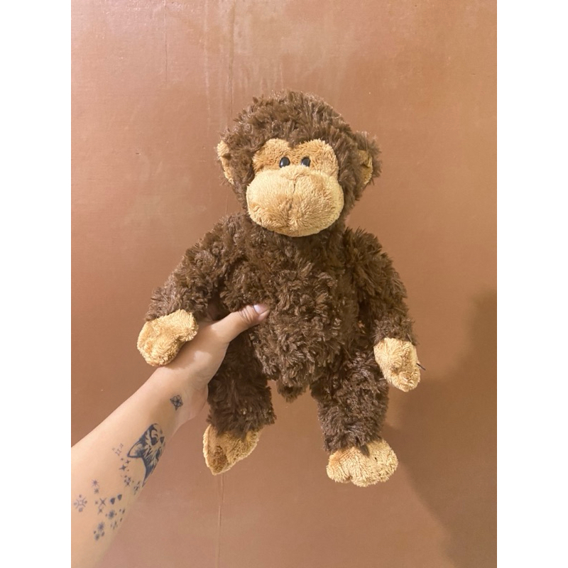 Boneka Karakter Choco Monkey Lucu size 35cm Original / Boneka Monyet Cokelat Lucu / Boneka TY karakt