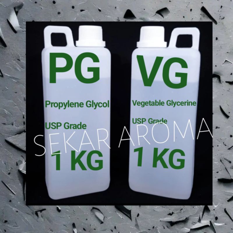 PG ( Propylene Glycol )USP Grade & VG( Vegetable Glycerine ) USP Grade // KEMASAN 1 KG