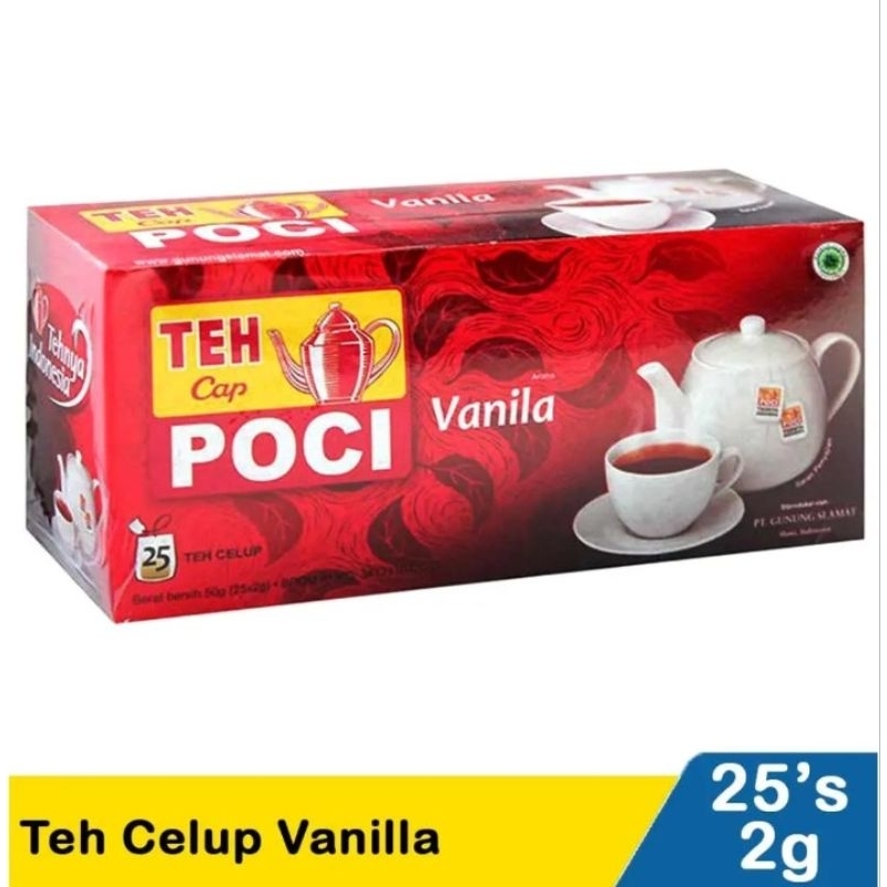 

POCI Teh Hitam Celup Vanila 25 x 2 g