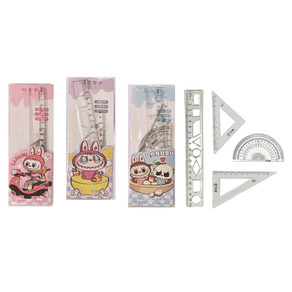 

GARISAN SET dalam DOmpet isi 4pc/PENGGARIS SET/RULER