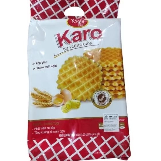 

Richy karo biskuit waffle 150gr halal fn