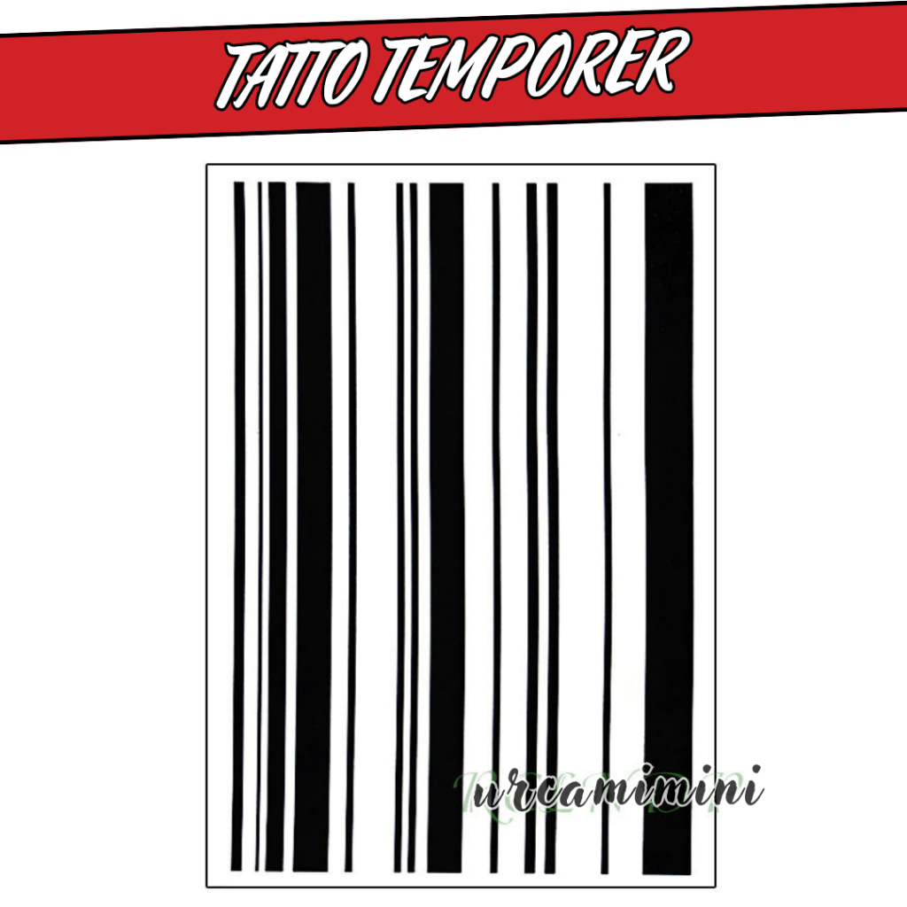 Tato Temporary Garis PremiumTebal