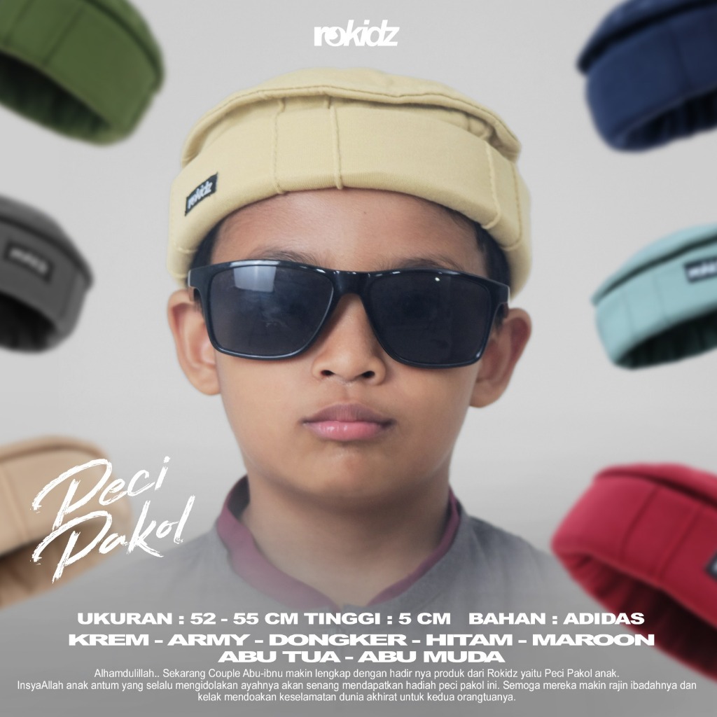 ROKIDZ Peci Pakol Afganistan Taliban - Size Anak