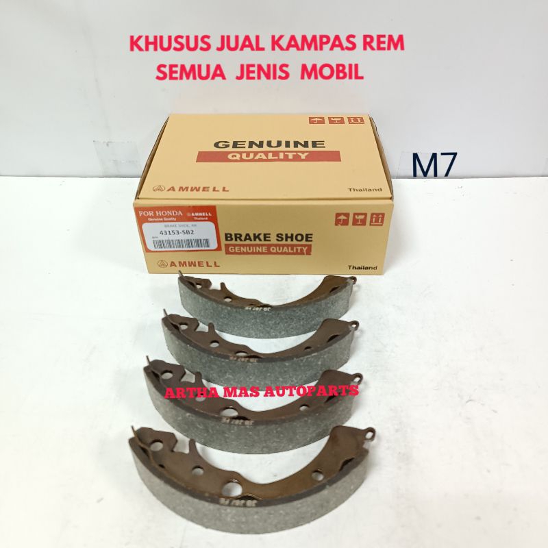 KAMPAS REM BELAKANG CIVIC LX NOUWA BRAKE SHOE CIVIC LX NOUWA
