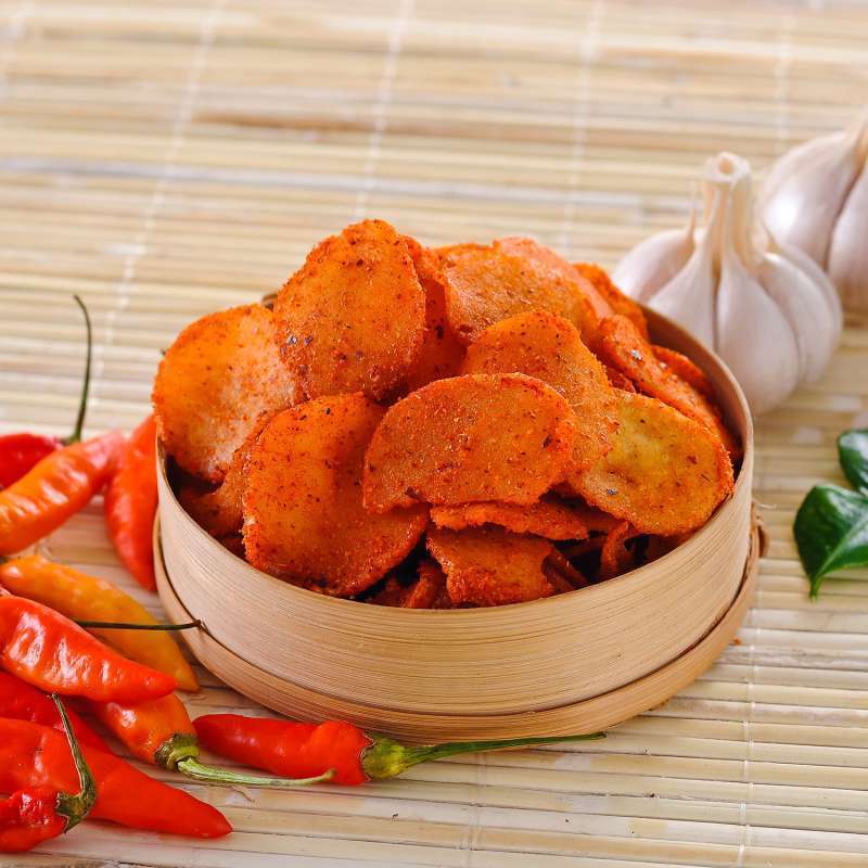 

KRIPIK MOLRING PEDAS DAN GURIH 100GR / MORING / CIMOL KERING / BASRENG KHAS TASIKMALAYA