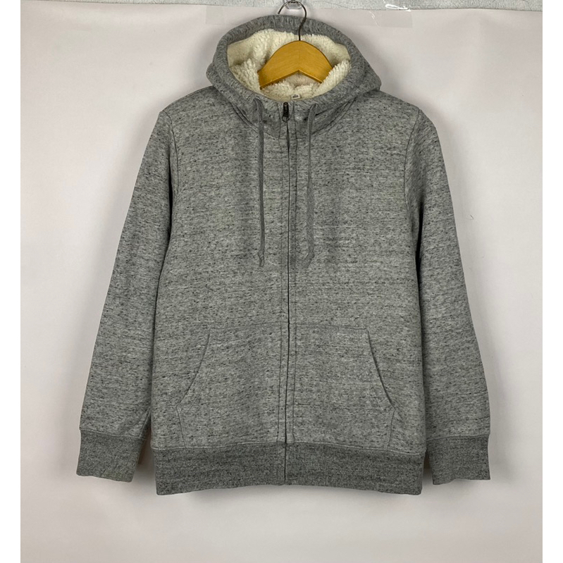 Hoodie Uniqlo Sherpa Abu ((KODE 6850))