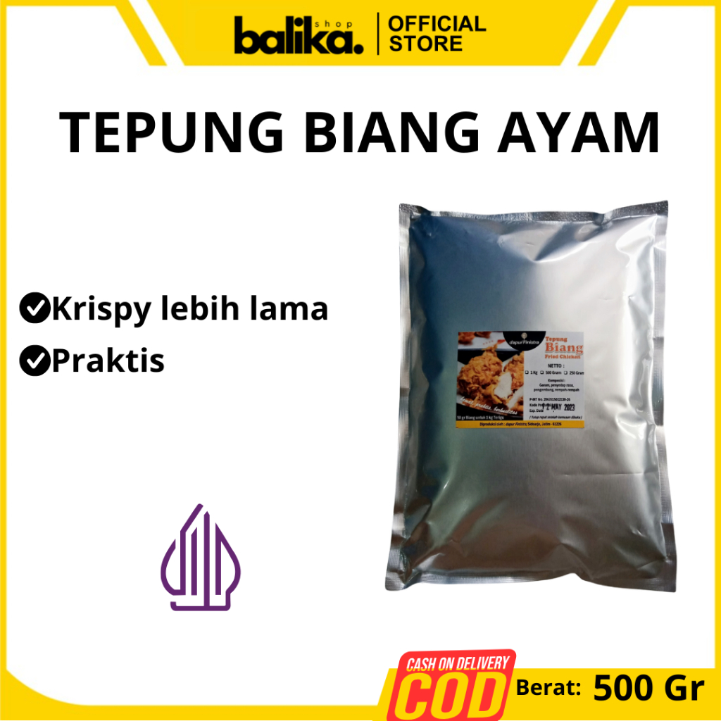 

Tepung Biang Fried Chicken Premium 500gr