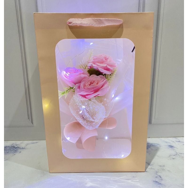 

buket flower bag / buket bunga LED / buket bunga lampu