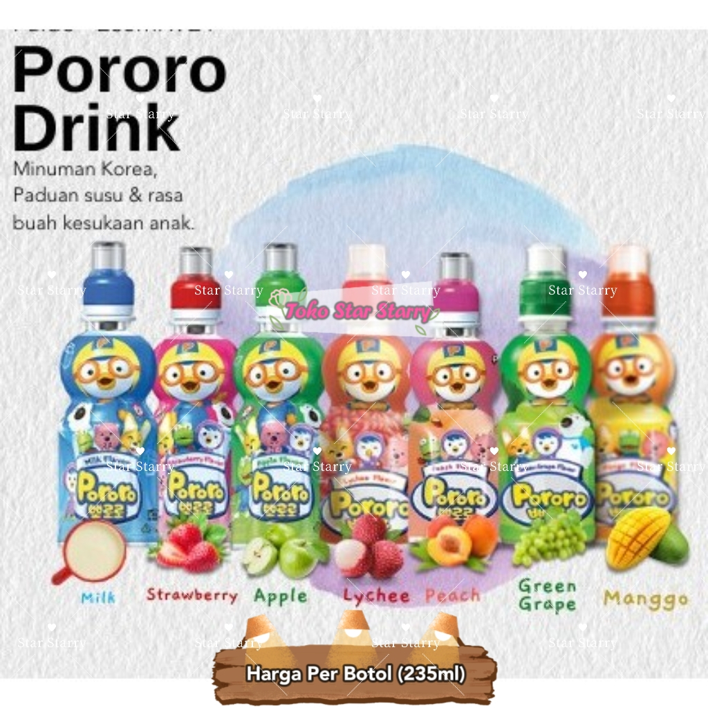 

[Per Botol] Paldo Pororo Yoghurt Minuman Yoghurt Rasa Buah 235ml Import Korea all variant Minuman Yogurt Minum Minuman Viral Halal MUI