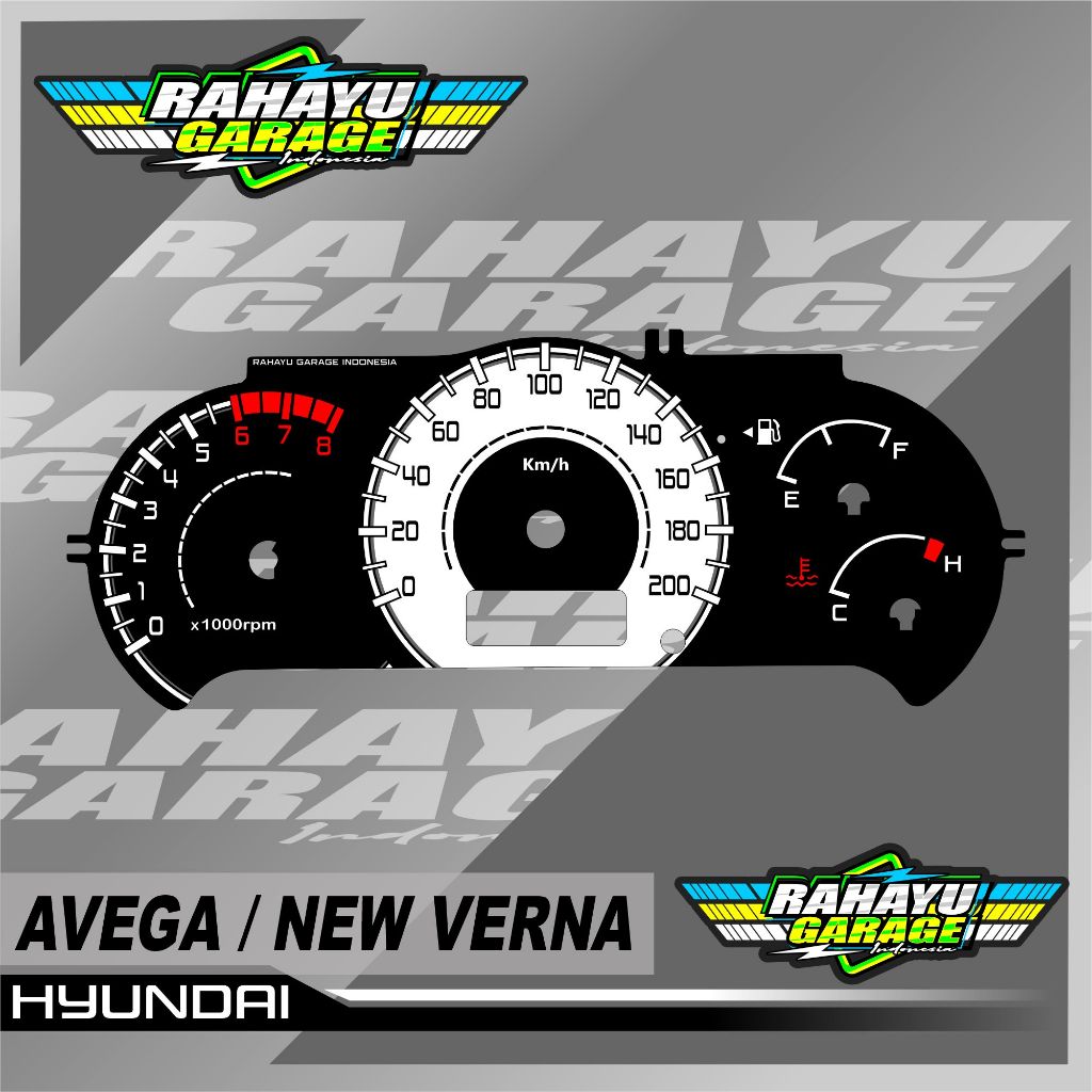 PAPAN SPEEDOMETER CUSTOM HYUNDAI AVEGA DAN NEW VERNA