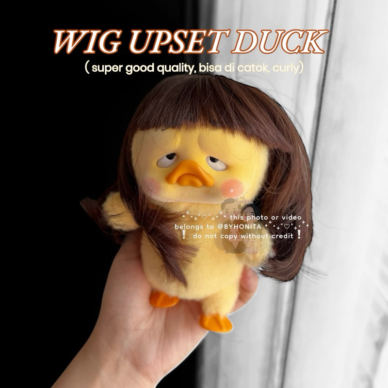 [READY STOCK] WIG UPSET DUCK  WIG LABUBU  RAMBUT PALSU