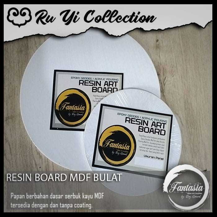 

FANTASIA MDF BOARD BULAT COATING / PAPAN MDF DIY CRAFT / MDF KERAJINAN RESIN