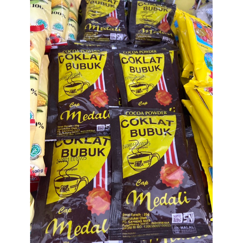 

Bubuk cokelat Medali sachet