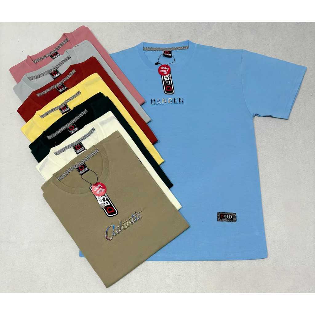 D'B35T BELI 1 DAPAT 2 KAOS EMOS TIMBUL . BAHAN SEMI KATUN , D'B35T ORIGINAL,MOTIF RANDOM , KAOS PRIA