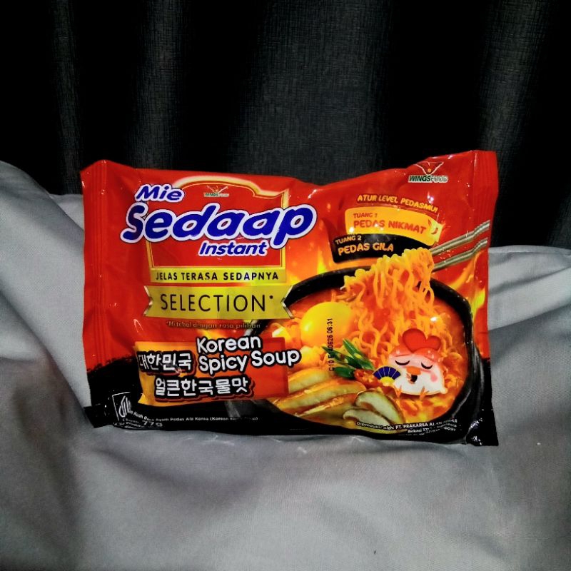 

Mie instan Sedaap Korean Spicy Soup