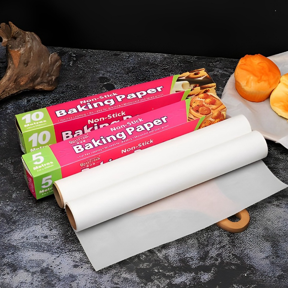 Super Laris Manis  KAKKOUII Baking Paper Kertas Minyak Baking Kertas Roti Alas Roti Silicone Oil Pap