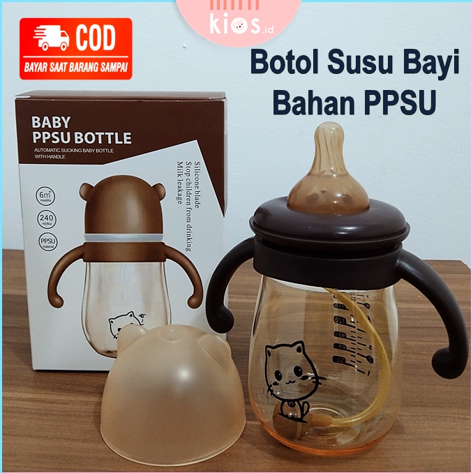 Diminati  Botol Susu Bayi PPSU  Botol Susu Wide NeckPPSU 24ml  Botol Susu Bayi Leher Lebar