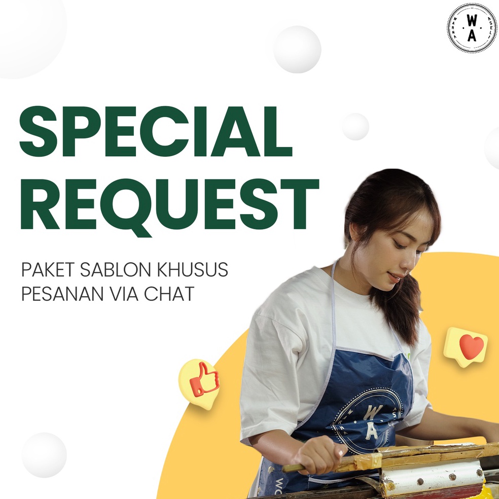 

KODE Y23L PAKET SABLON BY REQUEST RAFFAT