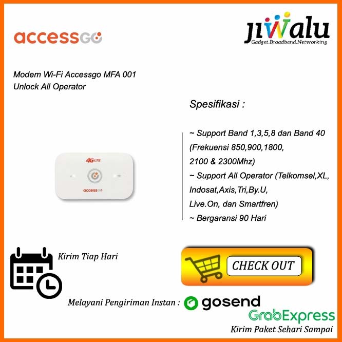 Modem WiFi Accessgo MFA001 Unlock All Operator
