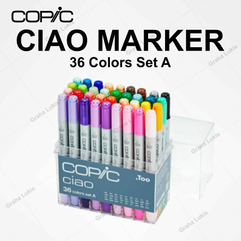 

Copic CIAO sketch set 36 seri A/B/C/D/E