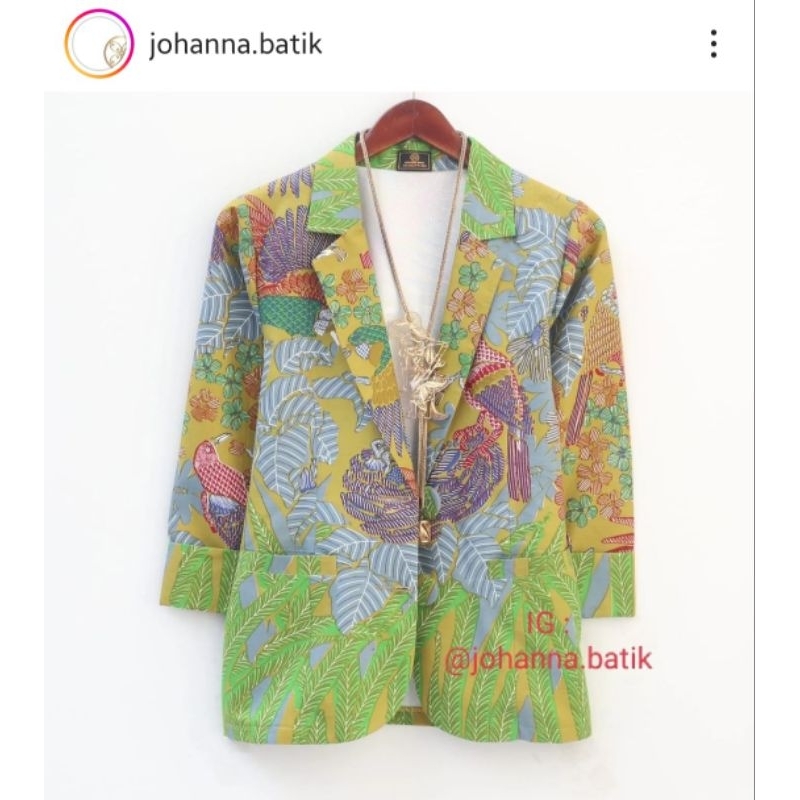 Preloved Blazer Johanna Batik XL