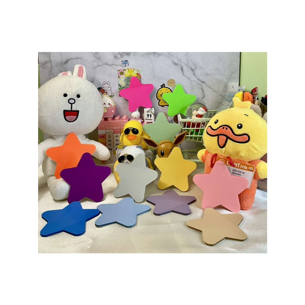 

Star Shaped PET Sticky Notes - Memo Tempel Bentuk Bintang Lucu