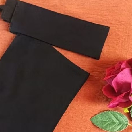 Cadar Bandana Poni Sifon Silky Arab/Niqob/Cadar Bandana/Cadar Jetblack/Cadar Poni/Cadar