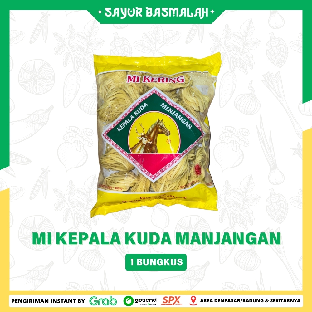 

Mi Kepala Kuda Manjangan 1 Bungkus - Sayur Basmalah