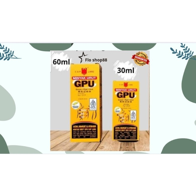 A - MINYAK GPU UKURA BESAR / MINYAK GPU / MINYAK GPU 60ML / MINYAK GPU 30ML / MNYAK GPU LANG / MINYA