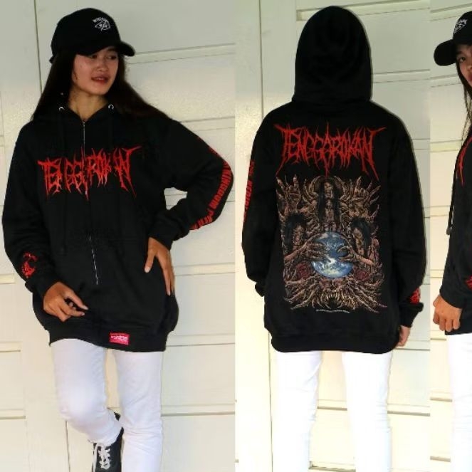 JAKET HOODIE BAND METAL SWEATER HOODIE MUSIK RLSD BY GARASI REBEL / ZIPPER / HOODIE DISTRO/ SWEATER 