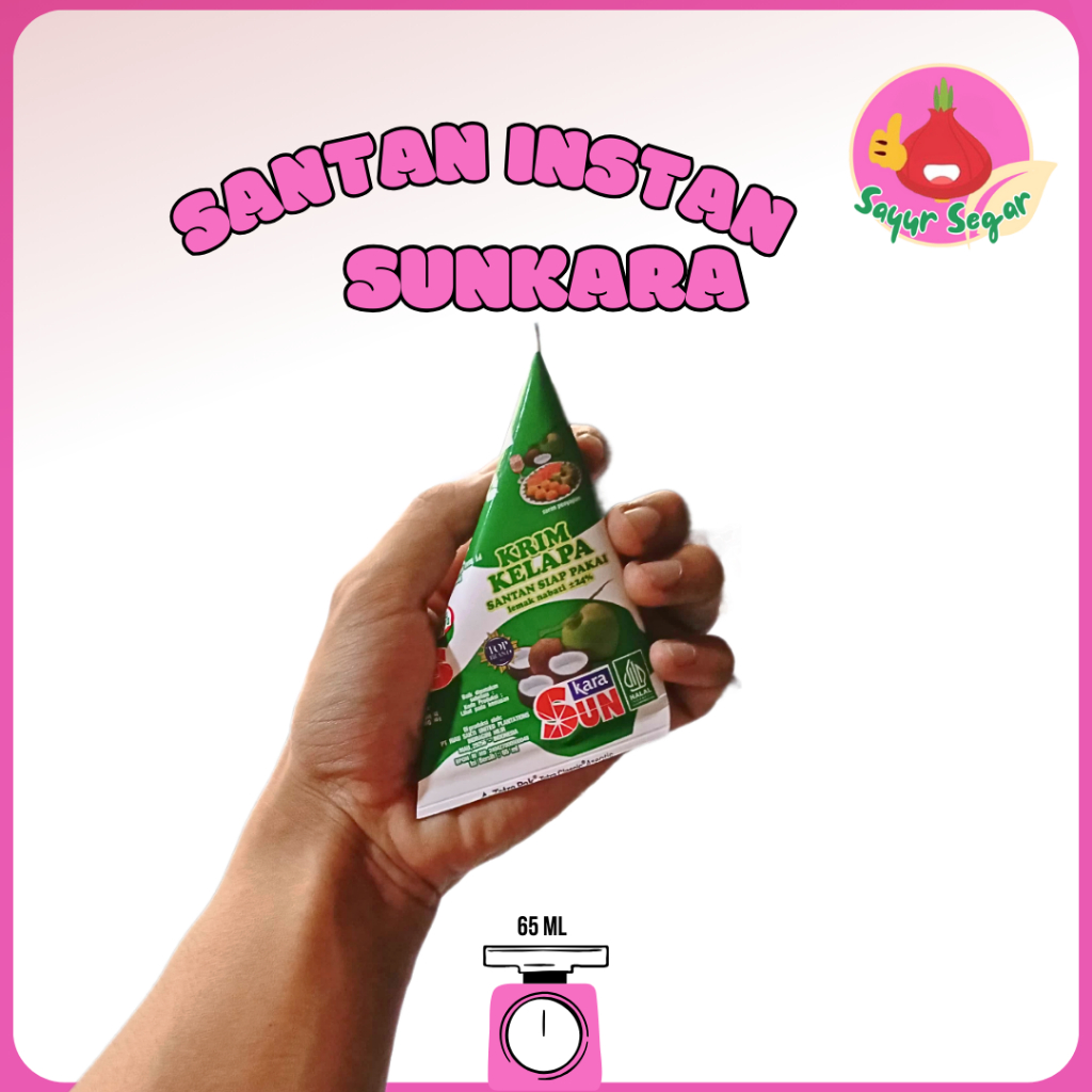 

Sayur Segar - SunKara Santan Instan 65ml / Coconut Milk