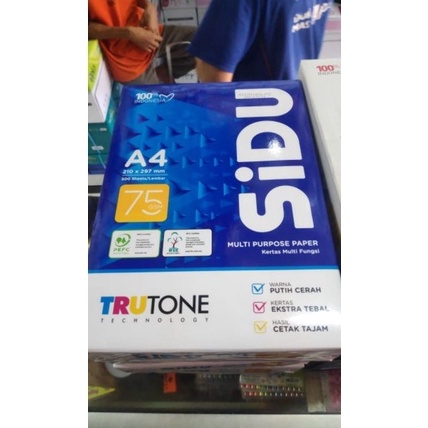 

KODE A68E KERTAS HVS A4 75 GRAM SINAR DUNIA SIDU