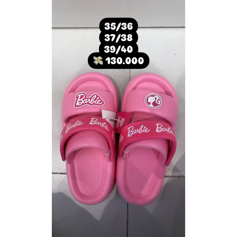Miniso x Barbie Sandal Slip on Barbie