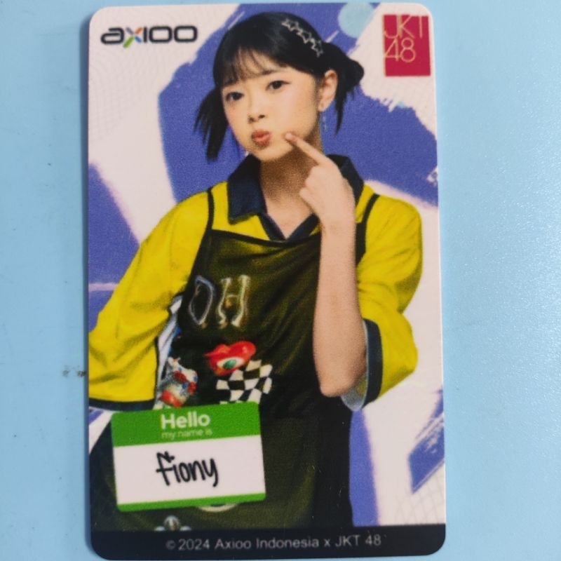 photocard fiony axioo jkt48