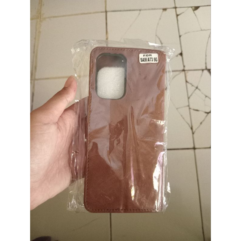 case kulit model lipat samsung a73 5G