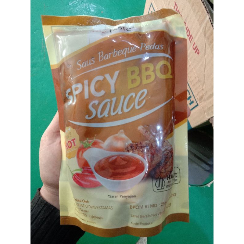 

my taste BBQ sauce level 2 500gr